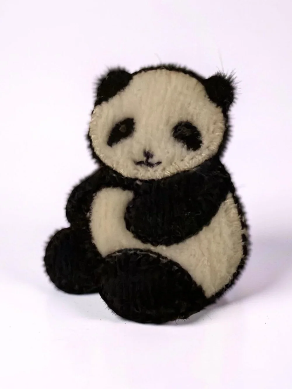 Gymboree NWT Little Panda Black White Zipper Sweater Embroidered Panda 0- 3 mos